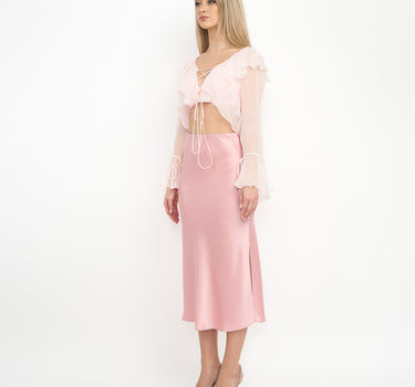 Classic Elegant Skirt -Pink