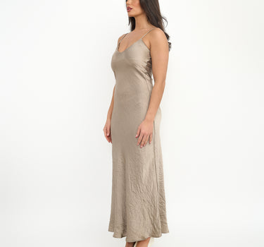 Elegant Long Dress Champagne