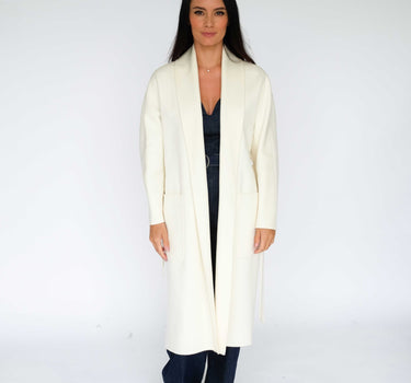 Snowy Elegance Wool Coat 4008629 - White