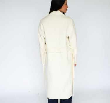 Snowy Elegance Wool Coat 4008629 - White