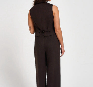 Brown cashmere Co-ord (waistcoat&trousers)