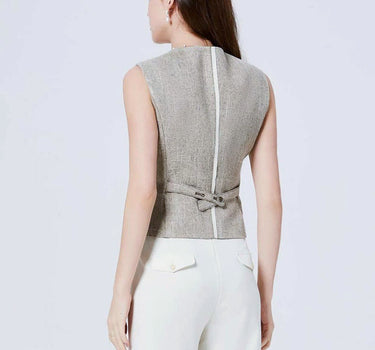 Luna Waistcoat Light Grey